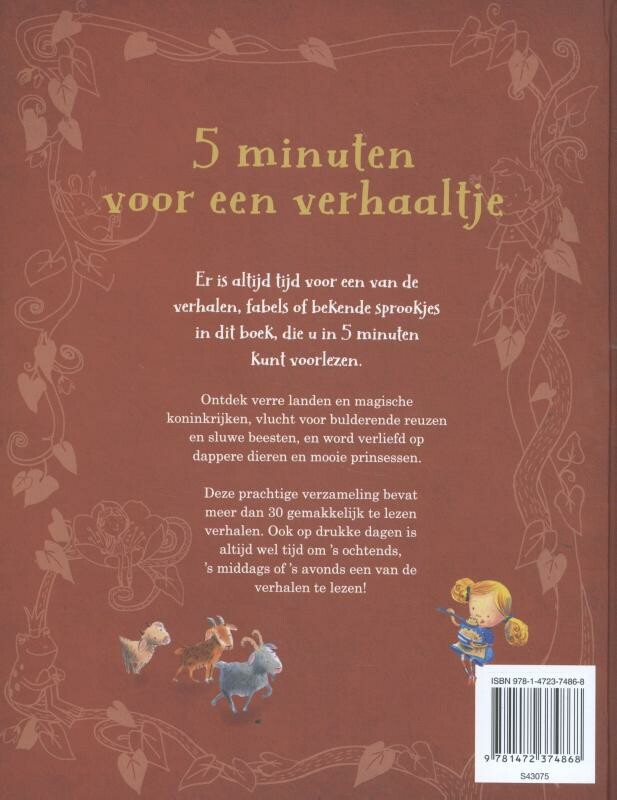 5 Minuten voor een verhaaltje achterkant