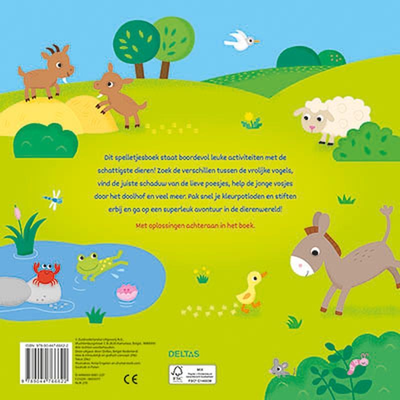 Het leukste dieren spelletjesboek 5-7 jaar achterkant