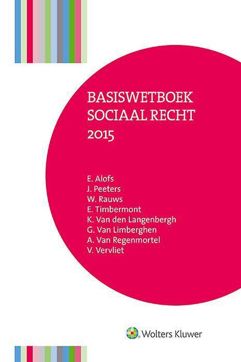 Basiswetboek sociaal recht 2015