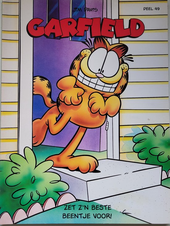 Garfield zet z'n beste beentje voor
