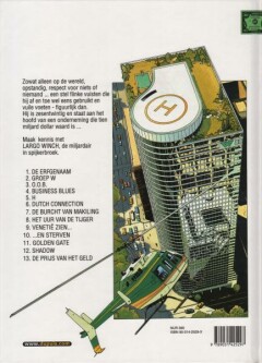 De prijs van het geld / Spotlight Dupuis / Largo Winch / 13 achterkant