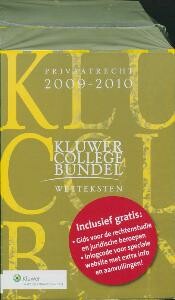 Kluwer CollegebundELwetteksten 2009/2010 achterkant