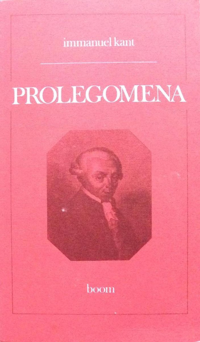 boekenbalie_9789060093825_cover Boom klassiek 16: Prolegomena / Boom klassiek / 16