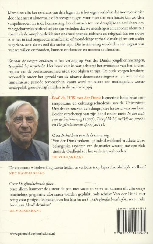 Voordat de voegen kraakten achterkant