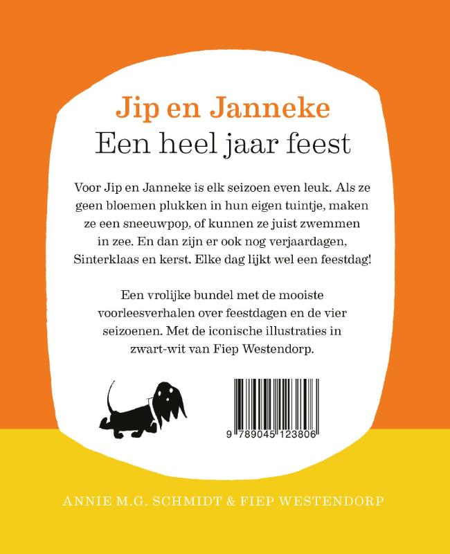 Een heel jaar feest / Jip en Janneke achterkant