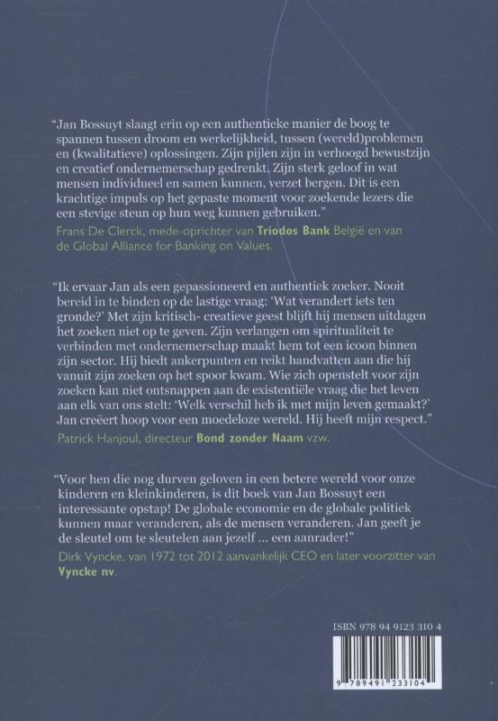 De haalbare utopie achterkant