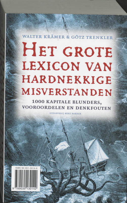 Het grote lexicon van hardnekkige misverstanden achterkant