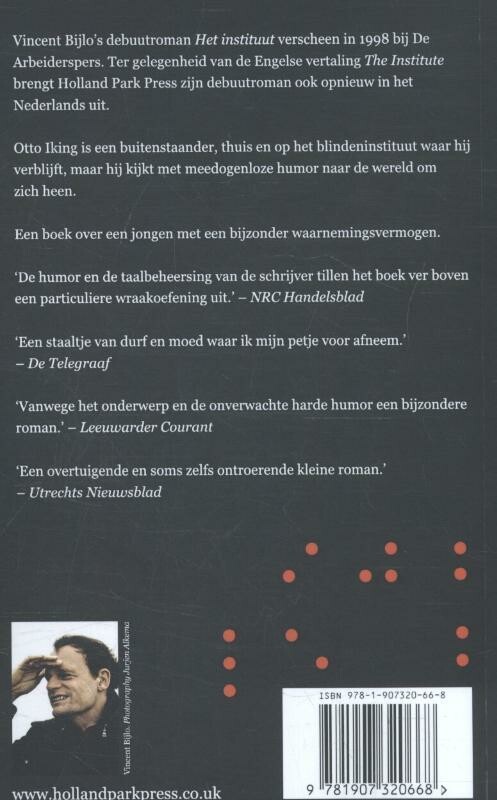 Het instituut achterkant