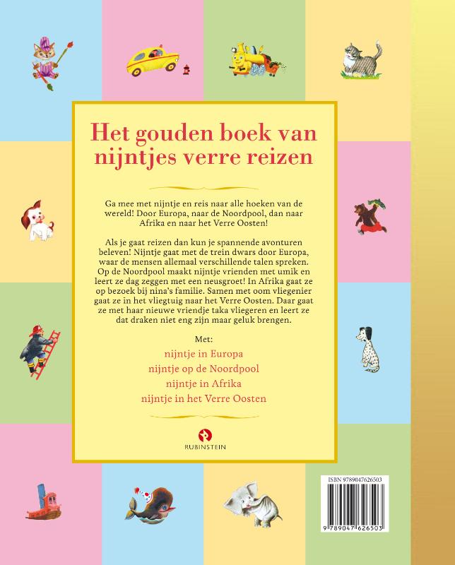 Gouden Voorleesboeken - Het Gouden Boek van nijntjes verre reizen achterkant