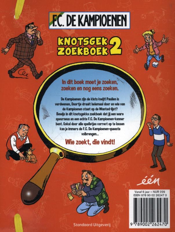 Knotsgek zoekboek / 2 / F.C. De Kampioenen achterkant