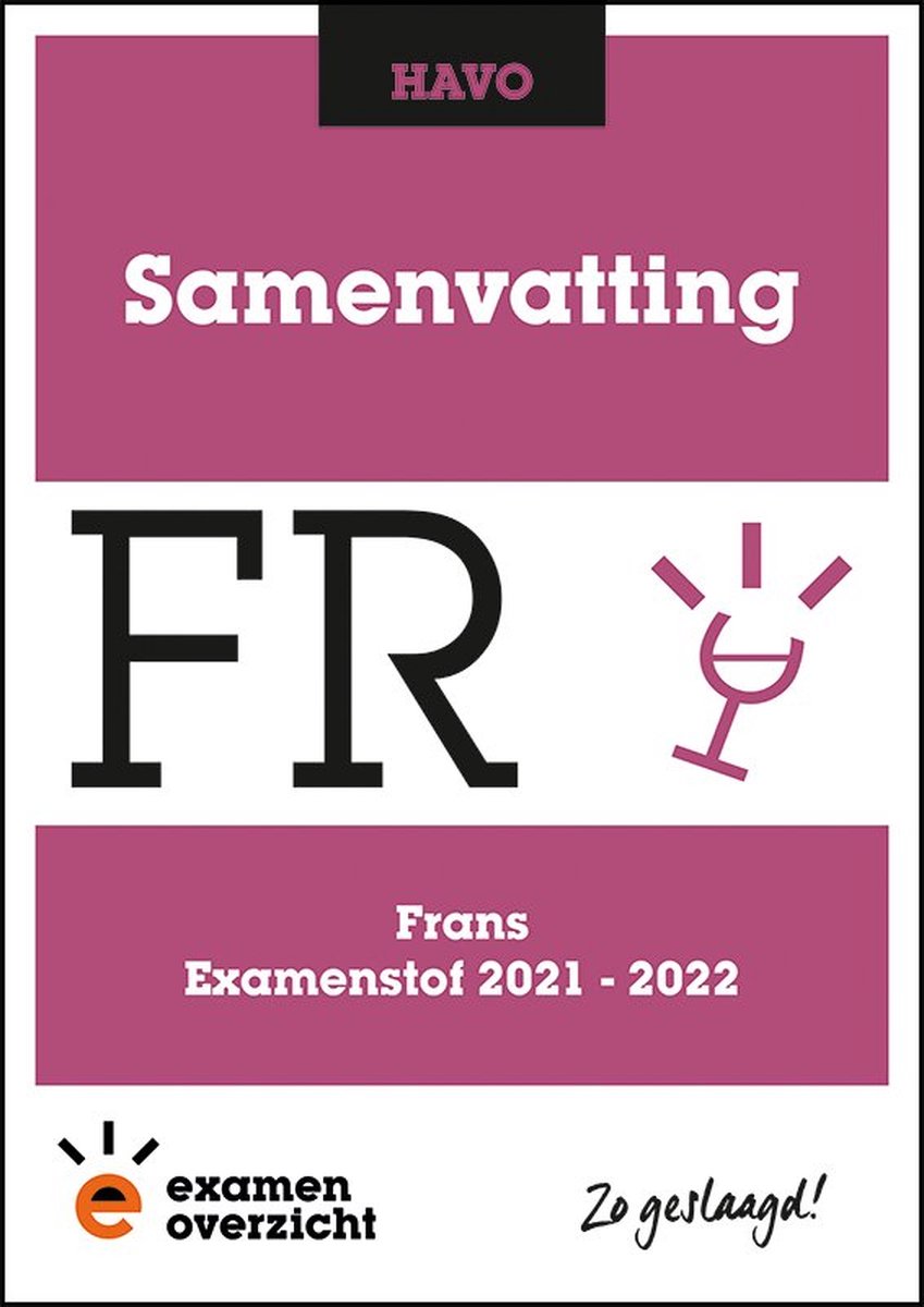 boekenbalie_9789493237810_cover ExamenOverzicht - Samenvatting Frans HAVO