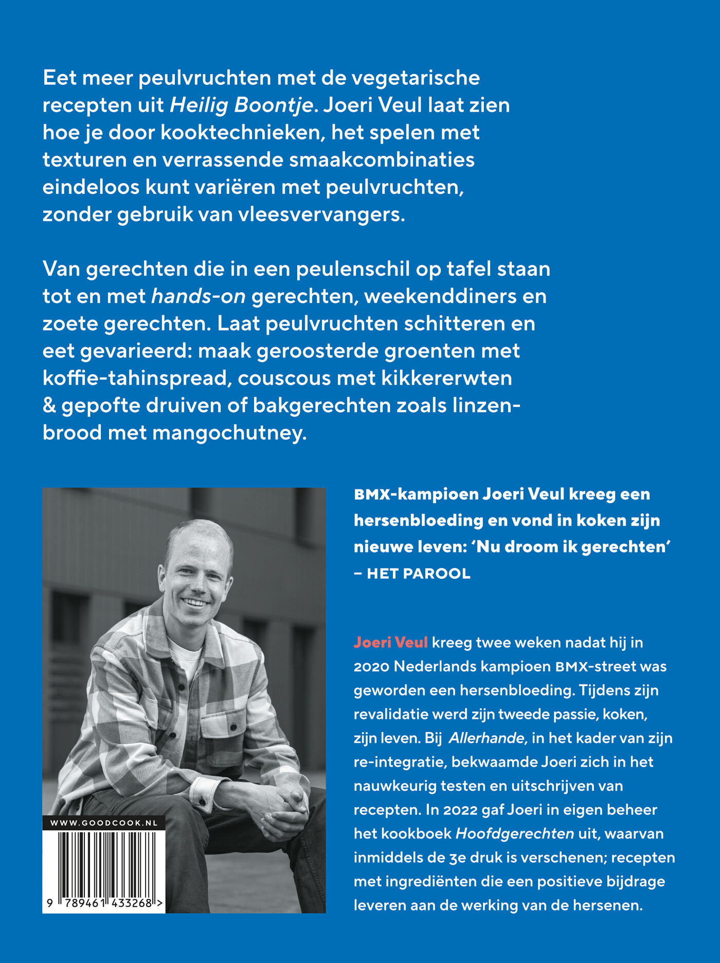 Heilig boontje achterkant