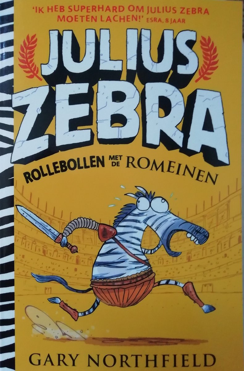 boekenbalie_9789021031026_cover Julius Zebra 1 - Julius Zebra - 1 Rollebollen met de Romeinen (Special Book&Service 2022)