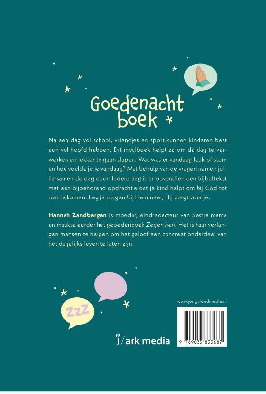 Goedenachtboek achterkant