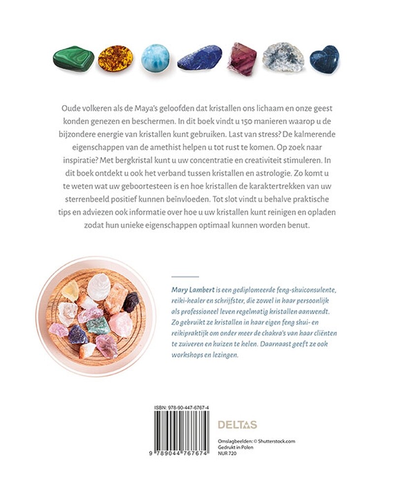 Spiritueel handboek helende kristallen achterkant