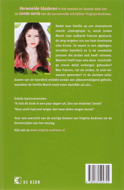 Lente-serie / 2 Verwaaide bladeren / Lente-serie Lente-serie / 2 Verwaaide bladeren / Lente-serie achterkant