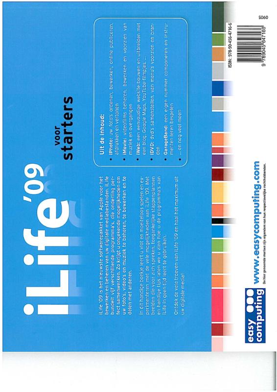 iLIFE'09 achterkant