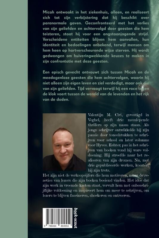 Gordijnen zijn geopend achterkant