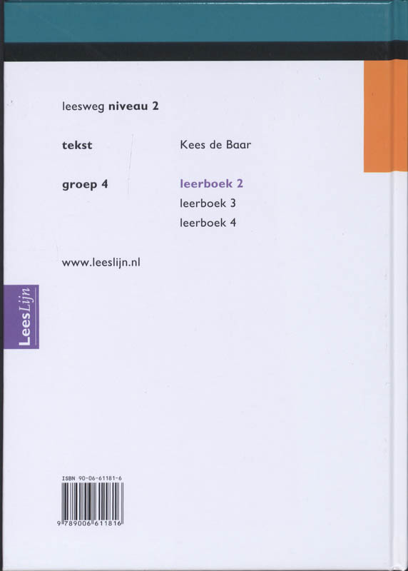 Leesweg / 2 / Leerboek / Leeslijn achterkant