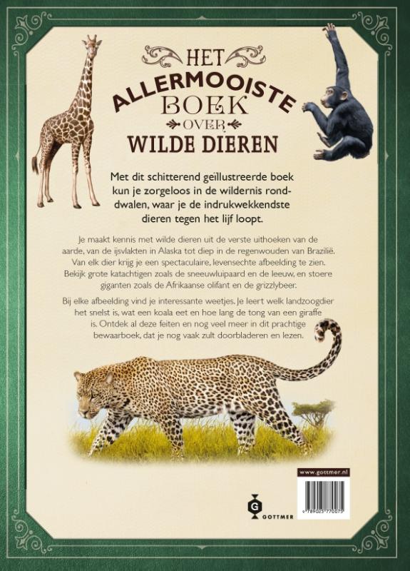 Het allermooiste boek over wilde dieren Het allermooiste boek over wilde dieren achterkant