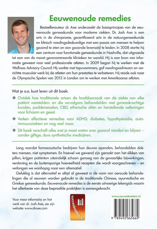 Eeuwenoude remedies voor het moderne leven achterkant