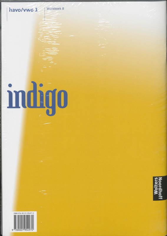 Indigo / 1 Hv / Deel Werkboek A En B achterkant