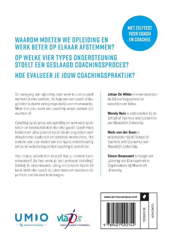 Coaching op de grens van opleiding en werk achterkant
