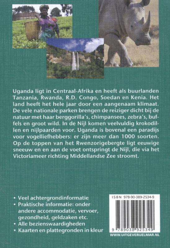 Reishandboek Uganda achterkant