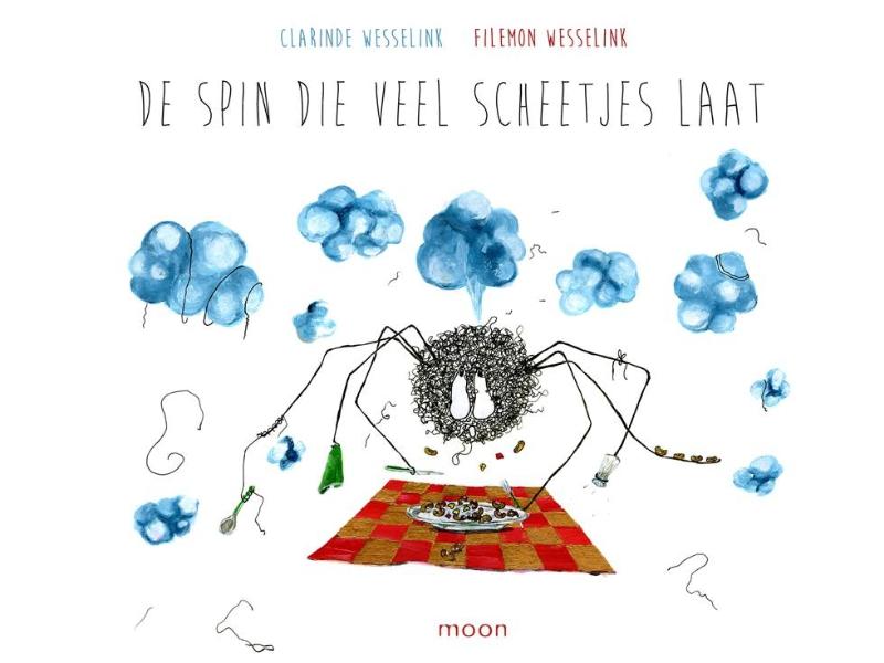 De spin die veel scheetjes laat