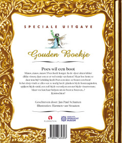 Poes wil een boot / Gouden Boekjes achterkant