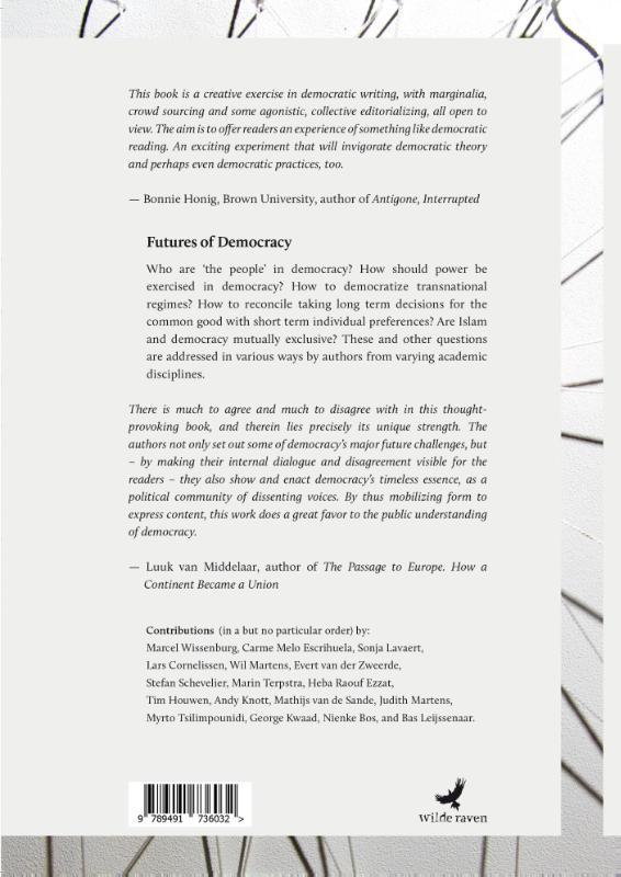 Futures of democracy achterkant