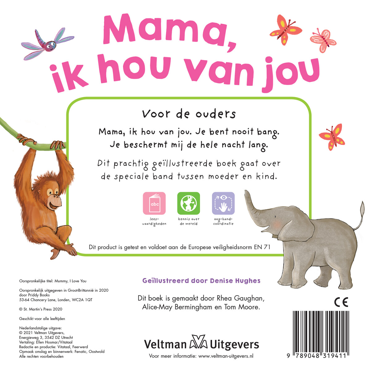 Mama, ik hou van jou achterkant