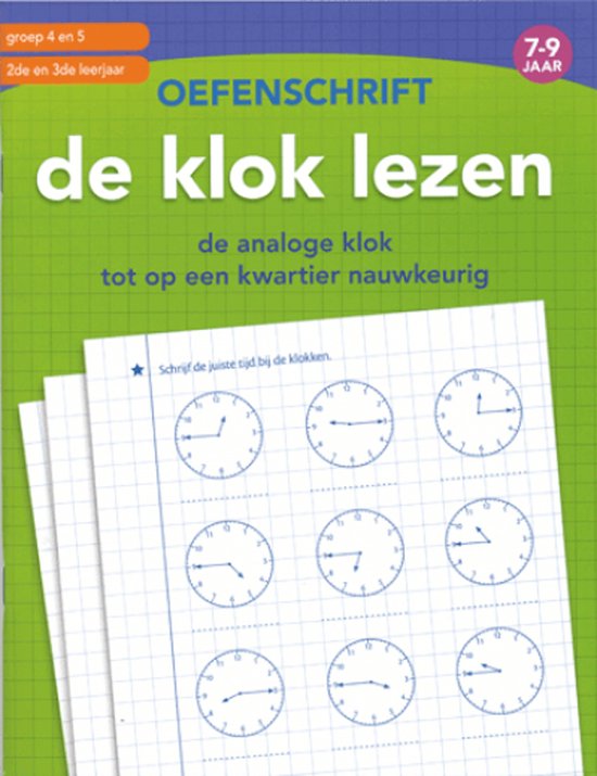Eerste Oefenschrift De Klok Lezen thumbnail