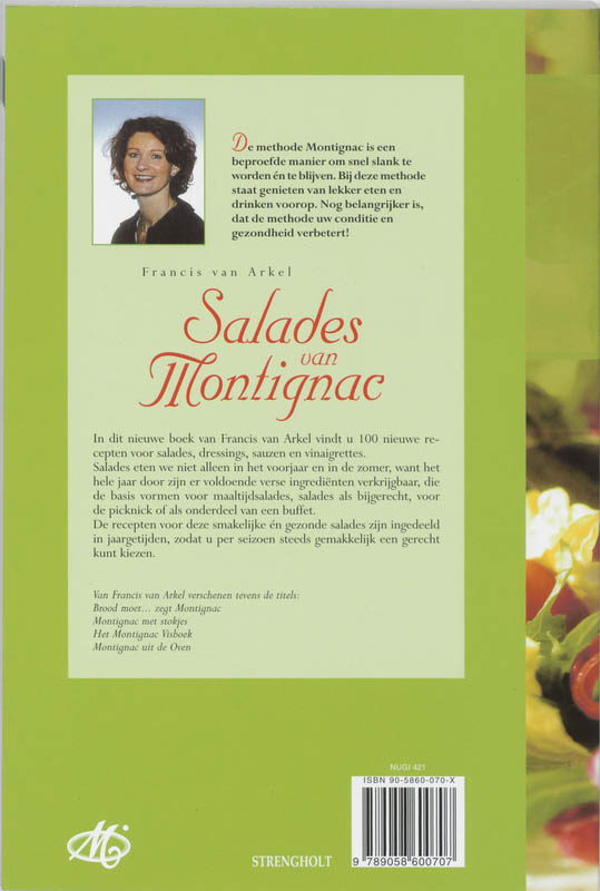 Salades Van Montignac Het Hele Jaar Door achterkant