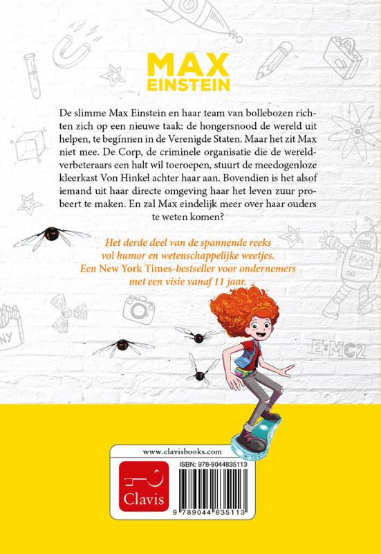 Max Einstein redt de toekomst / Max Einstein / 3 achterkant
