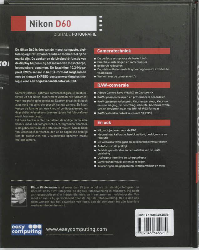 Nikon D60 Nikon D60 achterkant