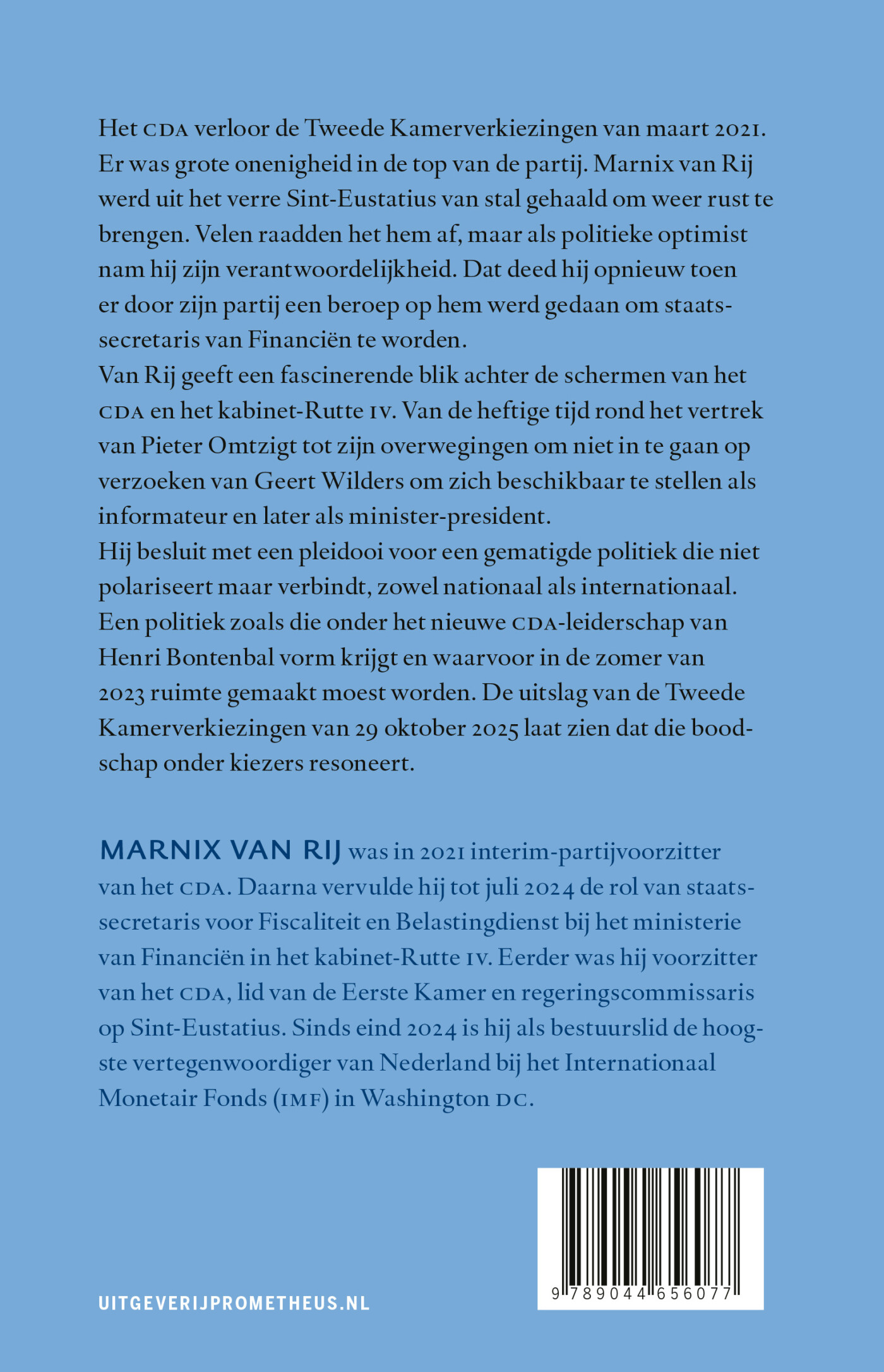 Reflecties van een politieke optimist achterkant