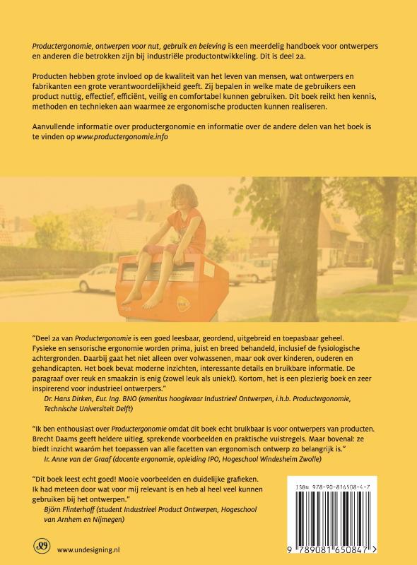 Productergonomie / 2a, Fysieke en sensorische ergonomie / Undesigning Professioneel / 2 Productergonomie / 2a, Fysieke en sensorische ergonomie / Undesigning Professioneel / 2 achterkant
