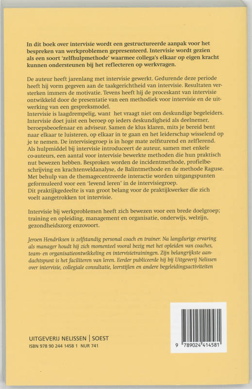 Intervisie bij werkproblemen / PM-reeks Intervisie bij werkproblemen / PM-reeks achterkant