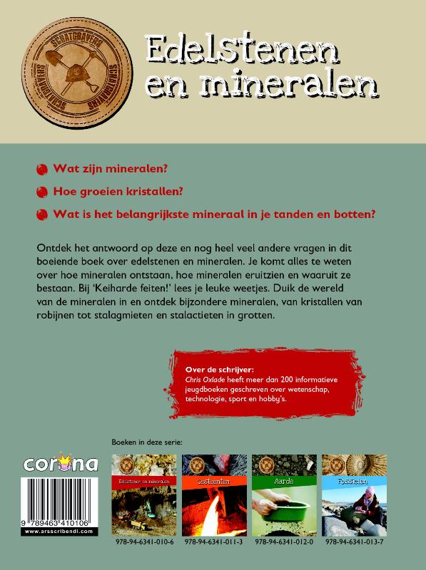 Stenen en mineralen / Schatgravers achterkant