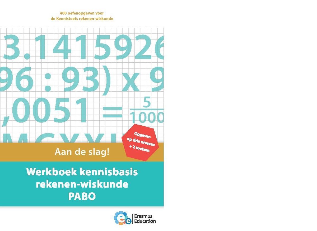 Werkboek kennisbasis rekenen-wiskunde