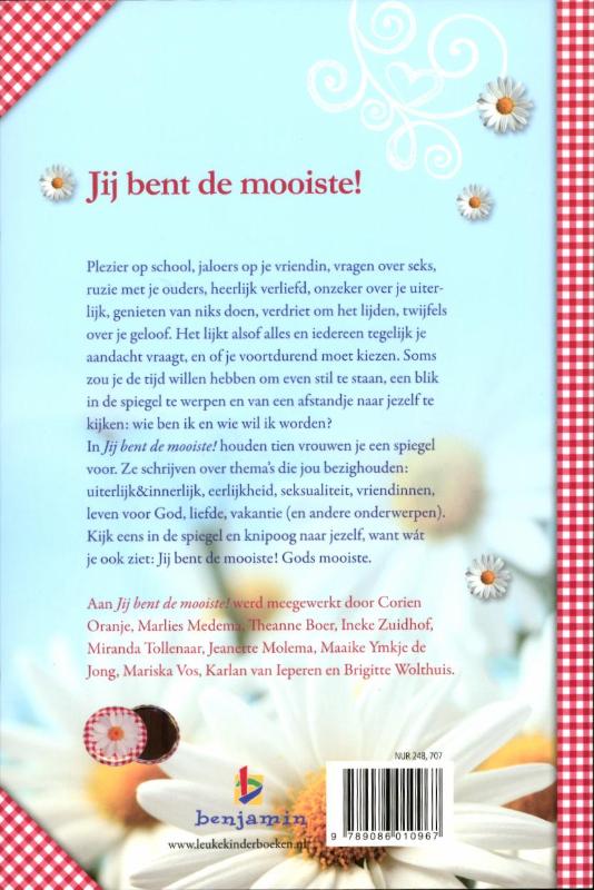 Jij bent de mooiste! achterkant