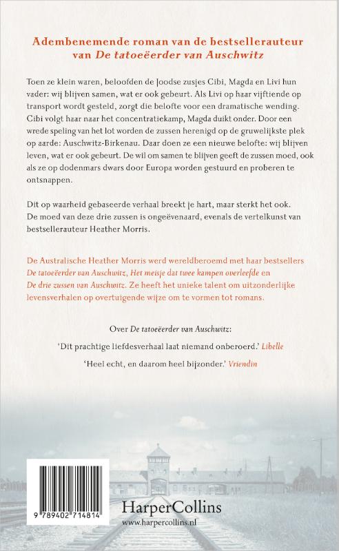 De drie zussen van Auschwitz achterkant