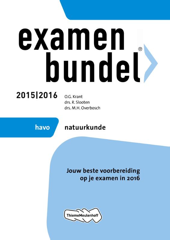 Examenbundel 2015/2016 Havo natuurkunde 2015/2016