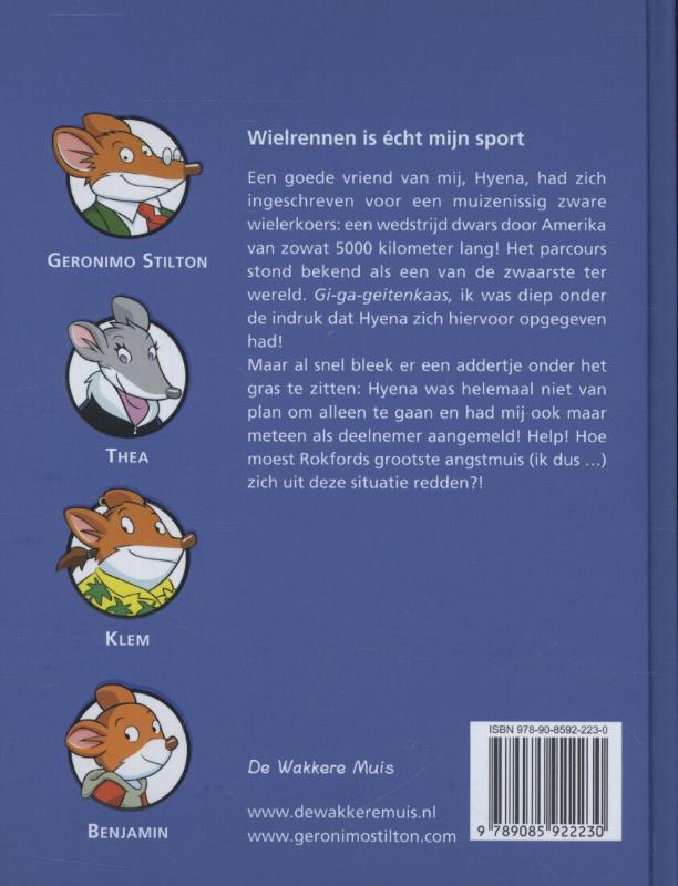 Wielrennen is echt mijn sport! / Geronimo Stilton / 61 achterkant