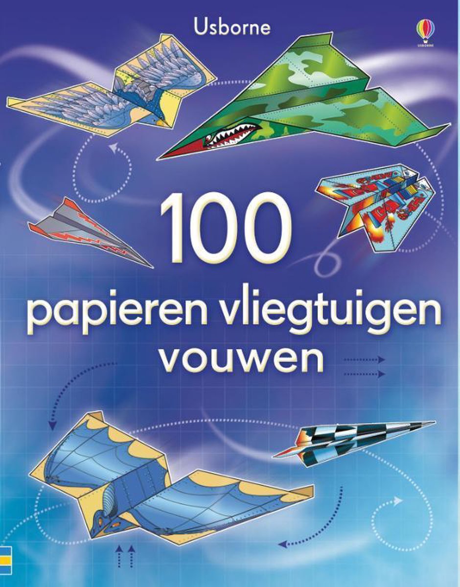 boekenbalie_9781409593904_cover 100 PAPIEREN VLIEGTUIGEN VOUWEN