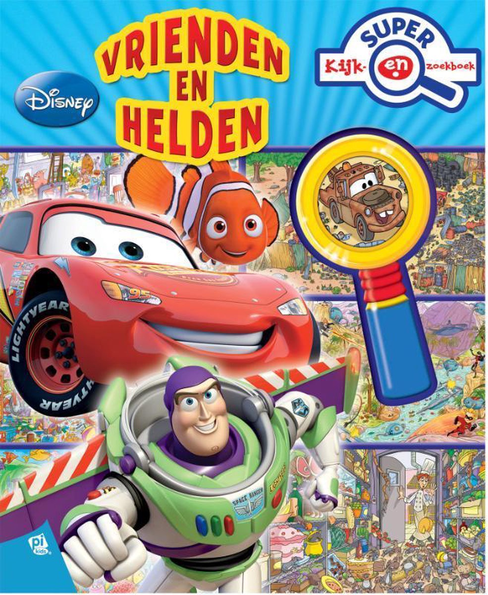 boekenbalie_9781450886758_cover Disney Pixar Vrienden en Helden super kijk- en zoekboek met vergrootglas