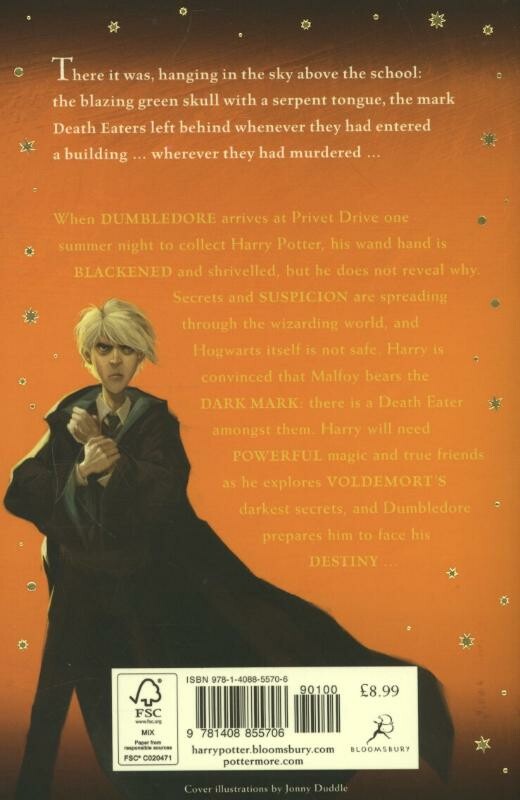 Harry Potter and the half-blood prince / Harry Potter / 6 achterkant