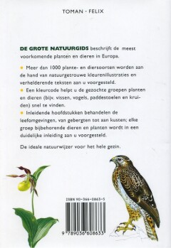 De grote natuurgids achterkant