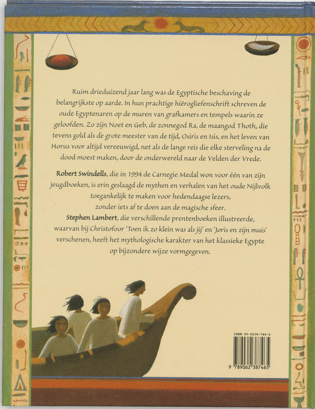 Egyptische Goden en Farao's achterkant